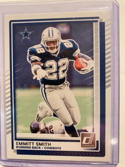Emmitt Smith Donruss Dallas Cowboys Football Card