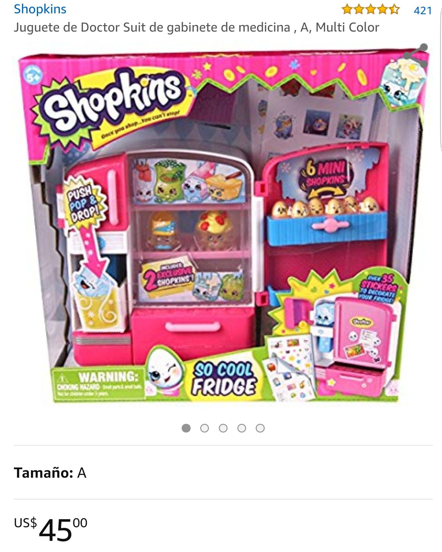 Shopkins refrigerator and shoeDazzle