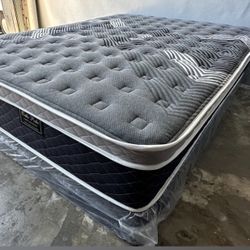CaliforniaKing Size Oasis Thermal Comfort Europillowtop Matresandboxspring!!!!