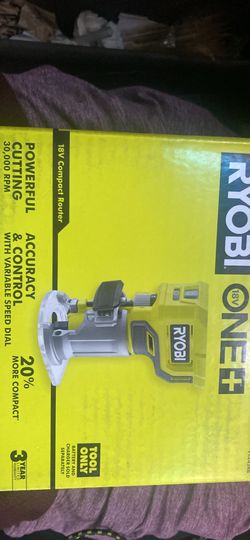 Ryobi one + 18v compact ROUTER New