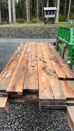 Lumber weathered and usable