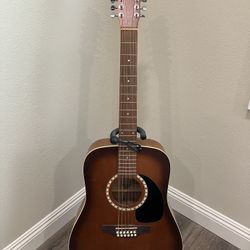 12 String Art & Lutherie Acoustic Guitar + Stand