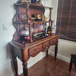 Eldorado Wood Bar Cabinet  Antique For Dunning 