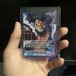 One Piece Card Game OP11 040 Leader Monkey D.Luffy Alt Art English