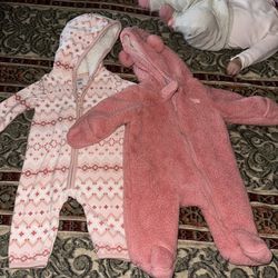 Baby Clothes, Socks, Mittens, Diapers, And Diapers Bag