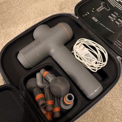 Sharper Massager Gun w/ Case & Attachments