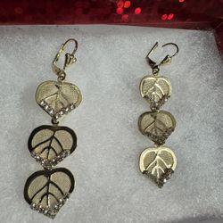 Earrings Laminated Gold