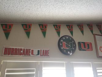 University of Miami hurricanes. Canes.