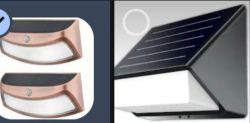 Outdoors Solar Security LED (3) Lights Weather Resistant