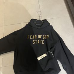 Essentials Fear Of God Fleece Hoodie Black