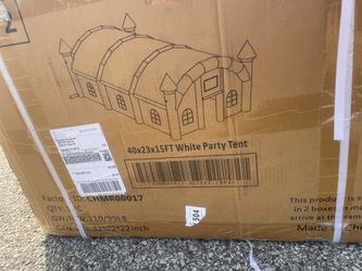 Inflatable tent house