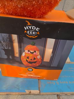 Hyde & EEK Lit Animated Ghost in Pumpkin Decoration