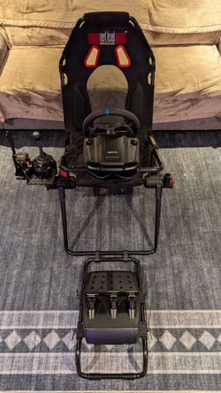 PS3/PS4/PS5 RACING WHEEL + CHAIR