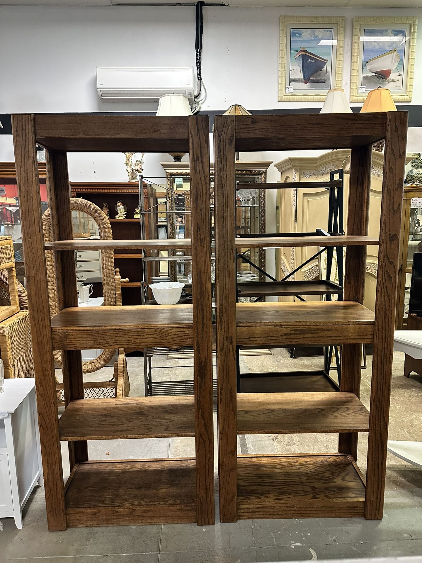 Wooden Bookshelves