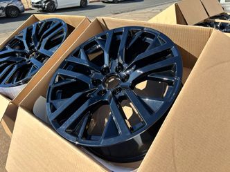 FREE DELIVERY 4X BRAND NEW 22" GMC Yukon Sierra OEM Chevy Silverado Tahoe 5903 wheels rims