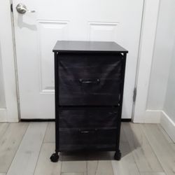 Cloth Mobile Filing Cabinet  16 W X 16 L X 27 H Inches 