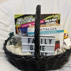 Family Game Night Gift Basket