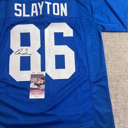 Darius Slayton Signed Autograph Custom Jersey - JSA Coa - New York Giants