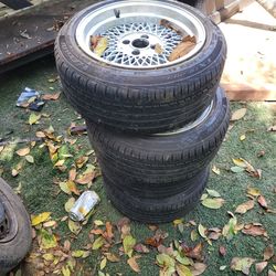 Set of rims new tires