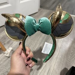 Loki Gold Plush Minnie Ears 
