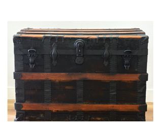 Flat Top Steamer Trunk
