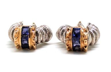 Ladies Alwand Vahan Amethyst/Sterling Silver Earrings