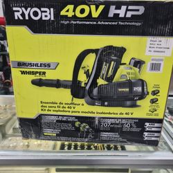 40V HP BRUSHLESS 730 CFM BACKPACK BLOWER KIT ( Model: RY404170)
