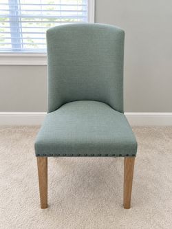 Upholstered Dining Chair with Nailhead Trim