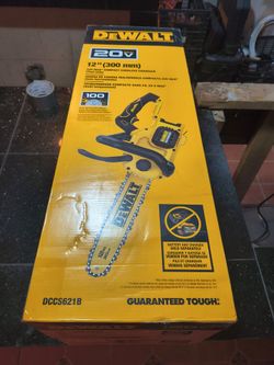 DEWALT DCCS621B 20V 12" Cordless Chainsaw