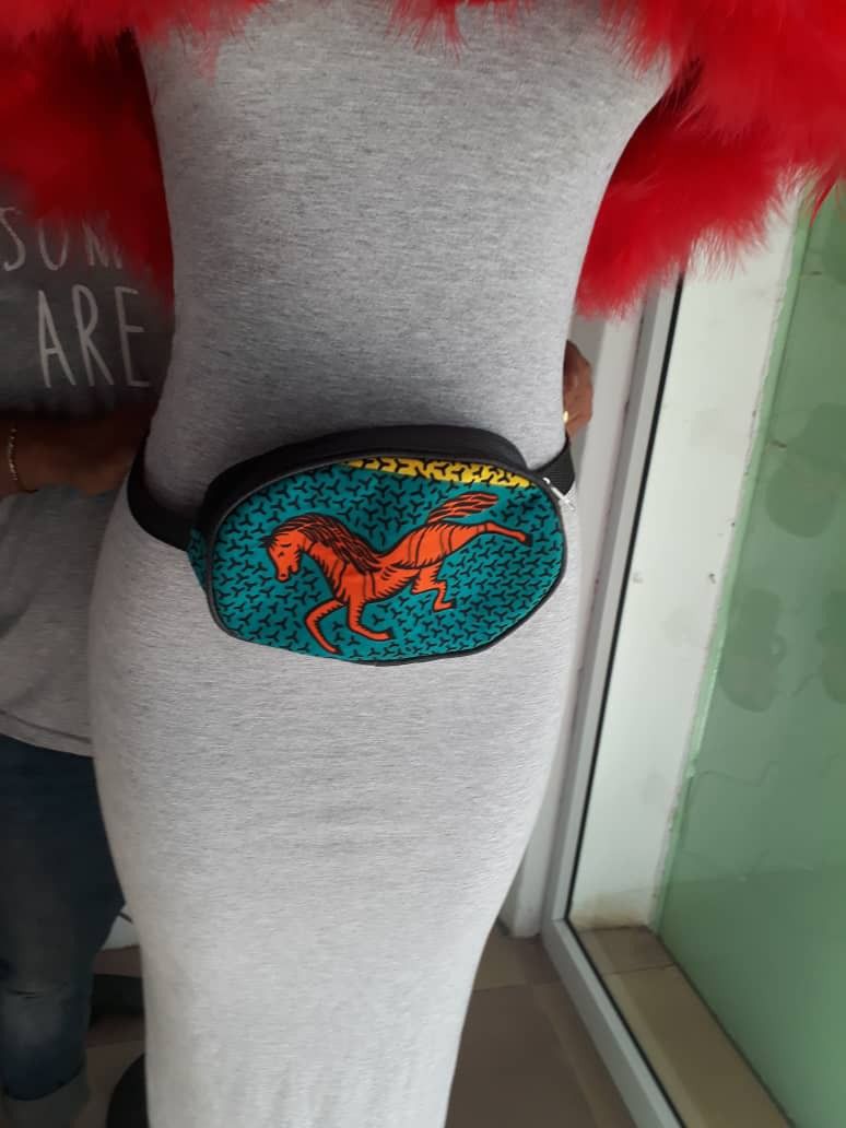 African waist bag