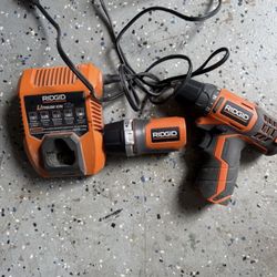 Rigid 12 V  Drill Drill, Flashlight Charger No Battery Light New