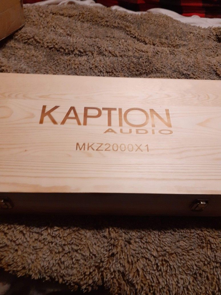Kaption Audio 2k Mono Block Amplifier 1ohm Stable Brand New