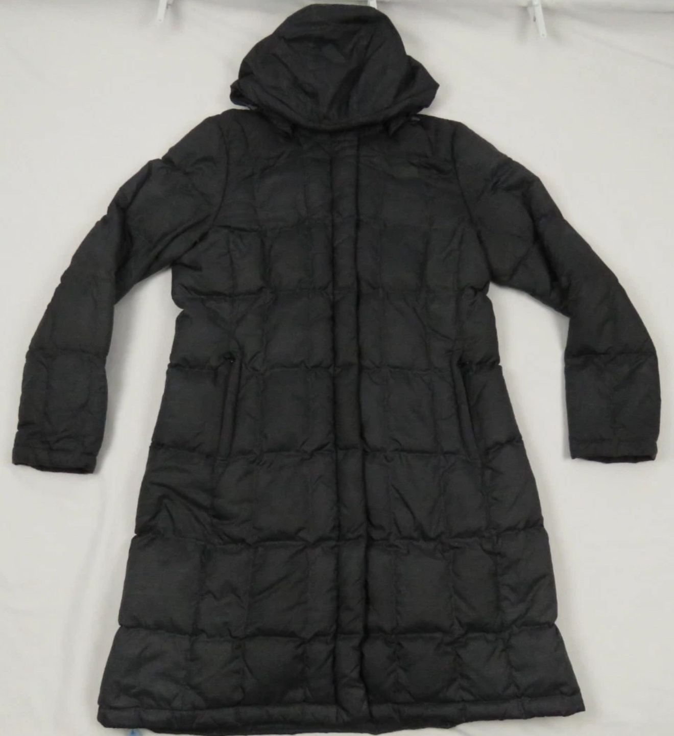 The North Face Goose Down Quilted Hooded Full Zip Snap Puffer Parka Jacket L