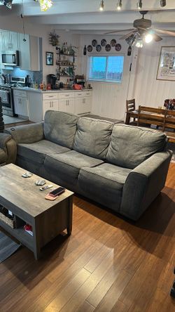 Dark Green Couch