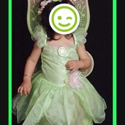 Girls Tinker Bell Costume 