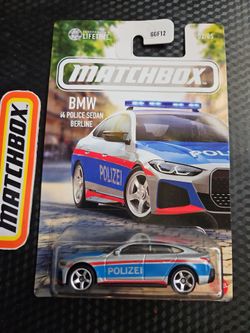 Matchbox BMW i4 police sedan Berlin