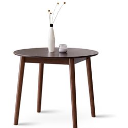 New Round Wooden Table