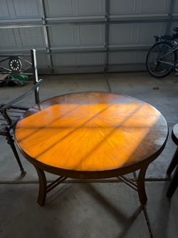 Large round coffee table