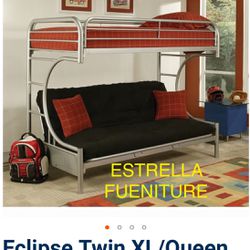 Bunk Bed XL Twin /Futon 