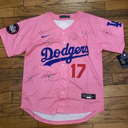 $45 New Pink Shohei Ohtani Tokyo series Sakura Los Angeles Jersey