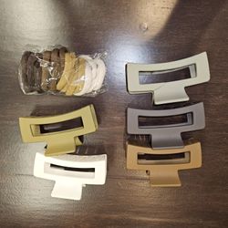 Hair Clips And Scrunchies Newin Original Packaging 