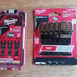 2 Pack Milwaukee Multitool Blades (Universal Fit) New 