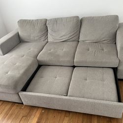 L Shaped Sleeper Couch (2 piece sectional)