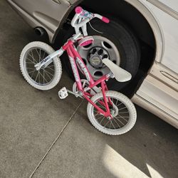 16 inch girls bike with training wheels 