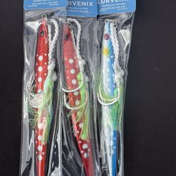 Slow Pitch Jigging Lure Saltwater Reef Fishing Heavy Sink Action Ready Rigged BKK Hooks