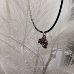 Rosebound Skull Necklace 