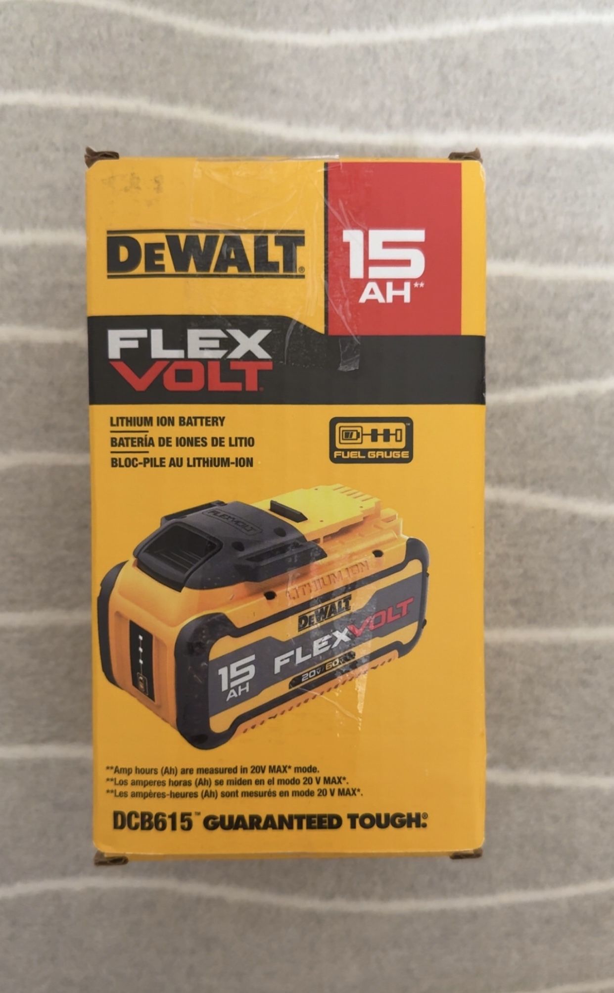 DeWalt FLEXVOLT 60V Lithium-Ion 15.0Ah Battery Pack