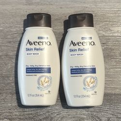 Aveeno Skin Relief Body Wash 12 Fl Oz $6 Each 