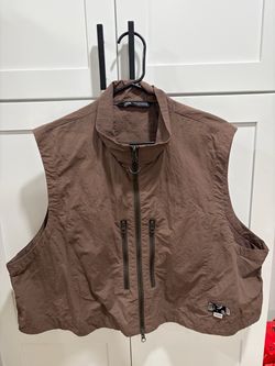 Zara x All Caps Studio Boxy Fit Vest M