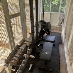 Home Gym Set (excluding plates and plate tree)